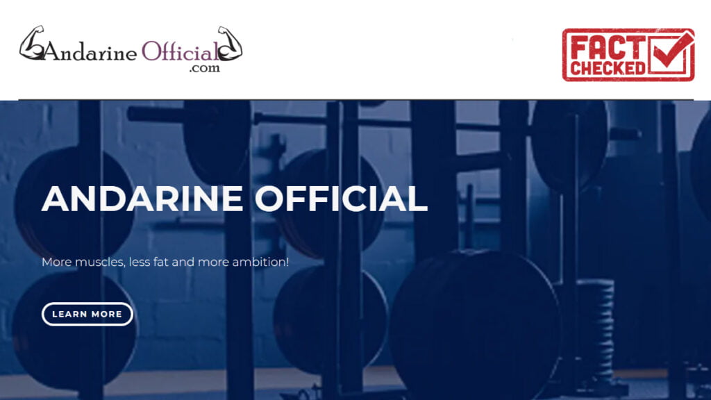 Andarine Official Fact Check